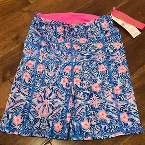 NWT XS Lilly Pulitzer UPF 50+ Luxletic 6" Weekender High Rise Shorts